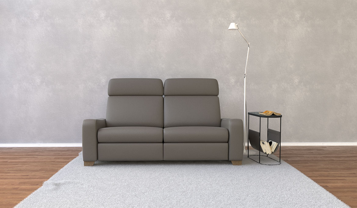 dvosed, usnje , rokonaslon, rjava barva usnja