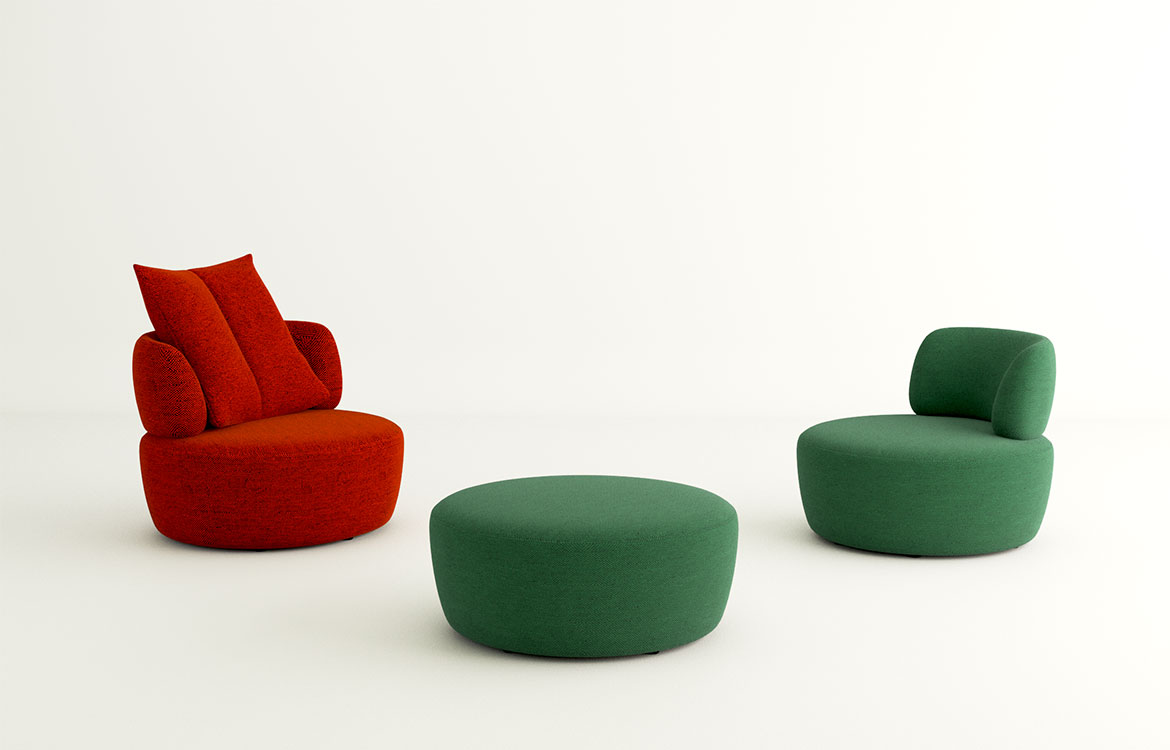 Zaobljena sjedeća garnitura Sky SOFT Zaobljena sjedeća garnitura Sky SOFT