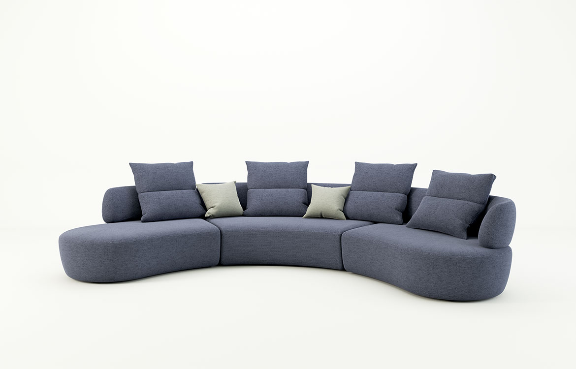 Zaobljena sjedeća garnitura Sky SOFT Zaobljena sjedeća garnitura Sky SOFT